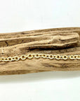 Bracelet Electroplated Circle 14k Gold Plated 7” with 2” ext.
