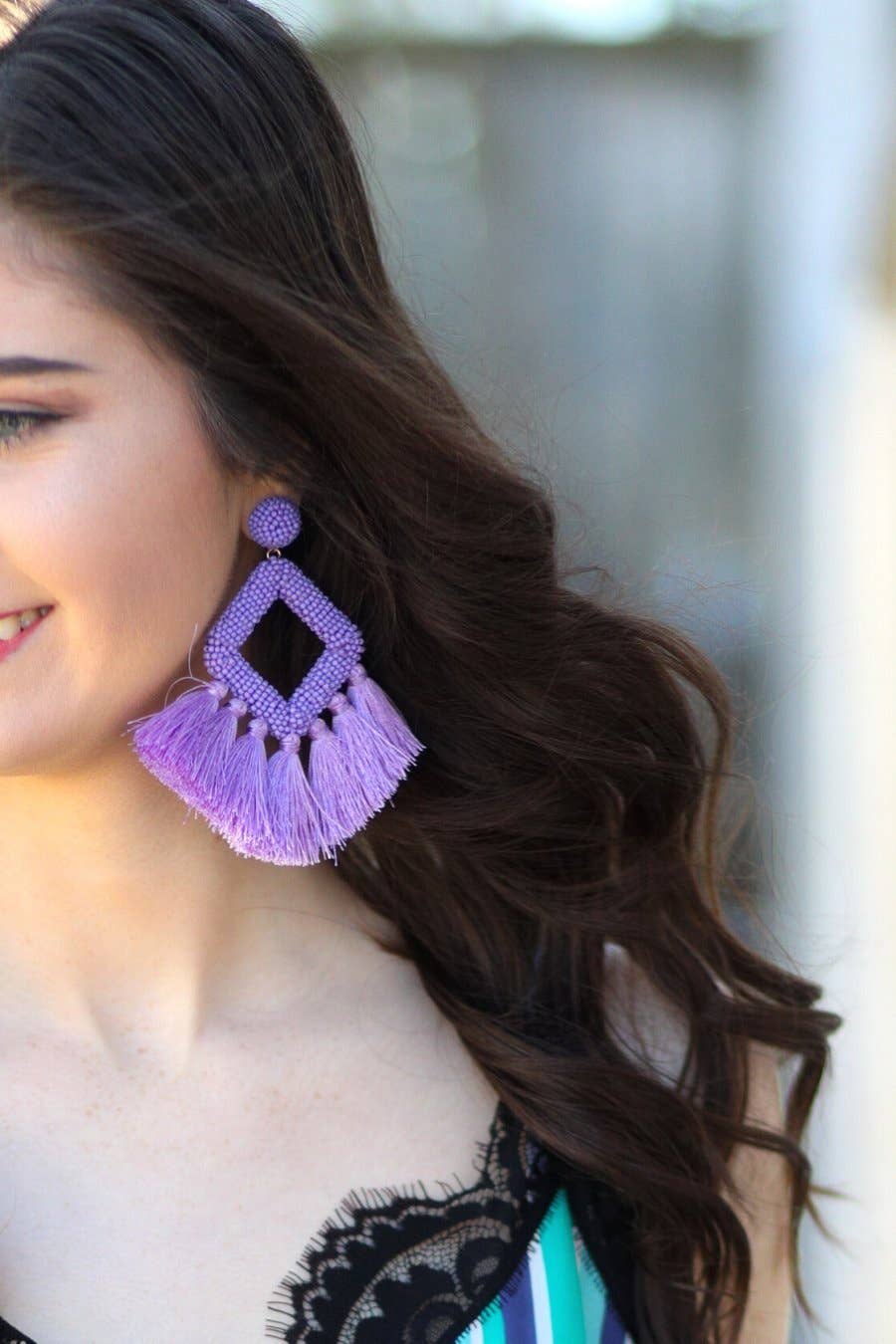 Ellie Fringe Drop Earrings