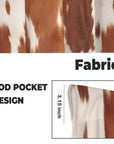 Cowhide Print Window Curtains 28"x40" (2-Piece) Made in America