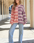 Araya Stripe Oversized Sweater