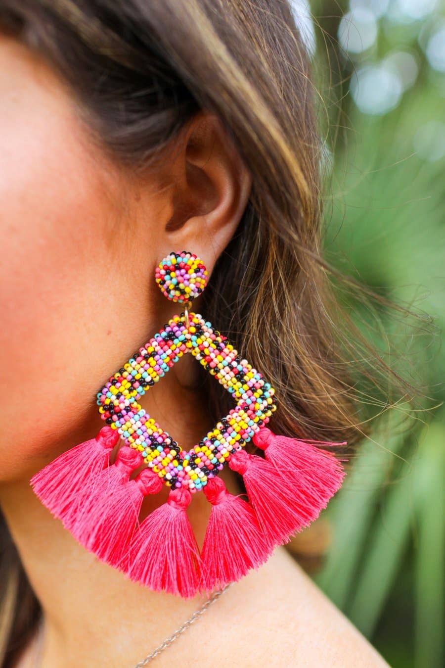 Ellie Fringe Drop Earrings