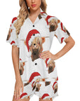 Highland Christmas Cow Women's Western Pajama Set