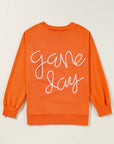 GAME DAY Tinsel Drop Shoulder Sweatshirt