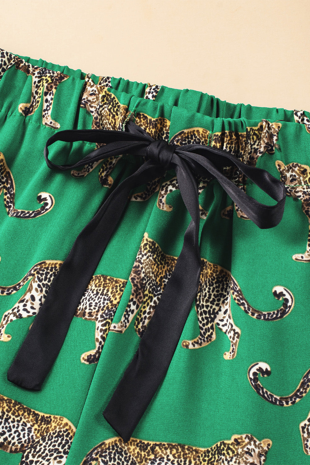 Cheetah Shirt &amp; Pants Pajama Set