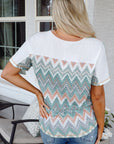 Wrenlee Raglan Sleeve Knitted Top