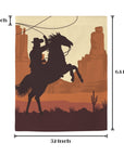 Desert Cowboy Curtains 52"x63" (2-Piece) Made in America