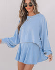 Scarlett Corded Lantern Sleeve Top