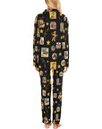 Vintage Cowgirl Collage Western Pajama Set