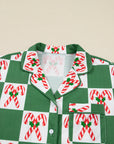 Christmas Holly Jolly Checker Pajama Set