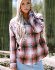 Harper Plaid Flap Up Shacket