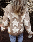 Star Cardigan with Pockets
