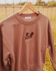 The Team Roper Sweatshirt in Mauve