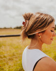 The Scottie Claw Clip in Ombre Brown
