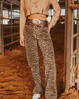 The Heidi Leopard Jean