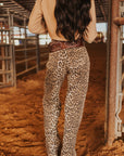 The Heidi Leopard Jean