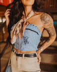 The Bull Rider Crop Top