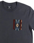Flying R Ranchwear - Southwest Stripe Print - Gray Pocket T-shirt - Made in USA