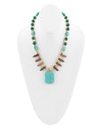 Grotto Blue Turquoise Statement Necklace