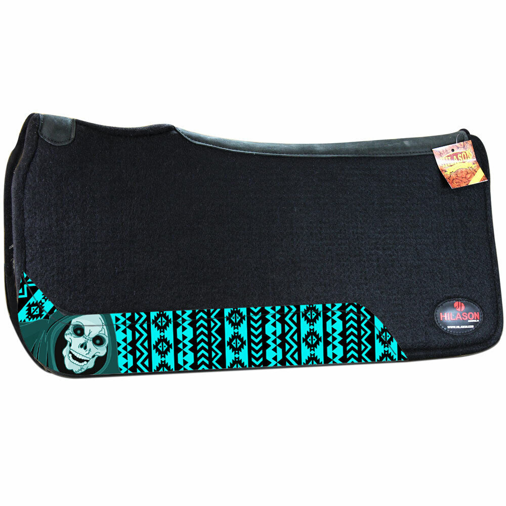 HILASON 31 In X 30 In Western Horse 100% Wool Felt Saddle Pad