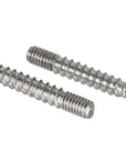 Hilason 1 Inch Horse Saddle Screw Adaptors Zinc Plated