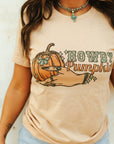 Howdy Pumpkin Turquoise Graphic Tee