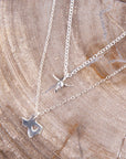 I Love Texas Silver Necklace