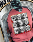 Polaroid Santa collage tee or sweatshirt