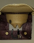 1 Cowboy Hat Rack | Cowboy Hat Holder |  Rustic Western Hat Display | Handcrafted Wooden Organizer | Space-Saving Home Decor | Made in USA