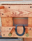 1 Cowboy Hat Rack | Cowboy Hat Holder |  Rustic Western Hat Display | Handcrafted Wooden Organizer | Space-Saving Home Decor | Made in USA