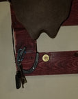 4 Cowboy Hat Rack Horizontal | Cowboy Hat Holder | Rustic Western Hat Display | Handcrafted Wooden Organizer | Space-Saving Home Decor | Made in USA