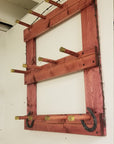 12B - Ball Cap Hat Rack - 12 Baller Functional Western Decor Cowboy