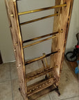 7 Skein Yarn Holder & Organizer | Wooden Yarn Rack | Knitting & Crochet Storage | Handcrafted Craft Room Decor | Yarn Spool Display