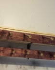 3 Cowboy Hat Rack Horizontal | Cowboy Hat Holder | Rustic Western Hat Display | Handcrafted Wooden Organizer | Space-Saving Home Decor | Made in USA