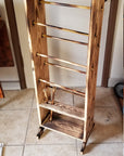 7 Skein Yarn Holder & Organizer | Wooden Yarn Rack | Knitting & Crochet Storage | Handcrafted Craft Room Decor | Yarn Spool Display