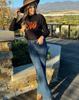 Boo Knitted Ribbed Sweater