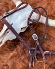 BuckStitch Betty Tack Set Purple/Chocolate
