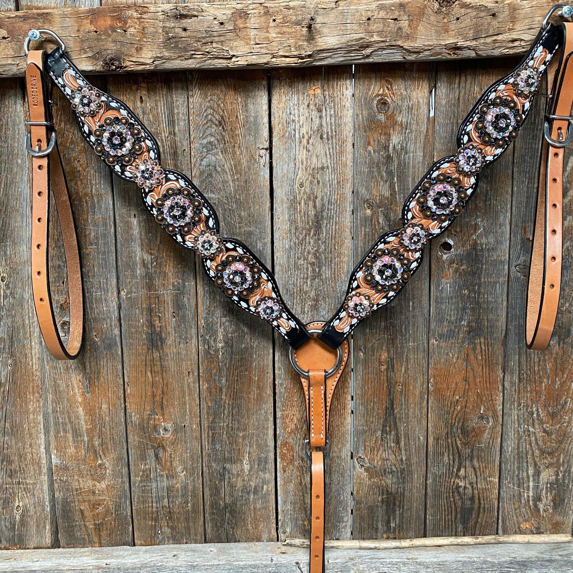 Browband/One Ear &amp; Breastcollar Set 
