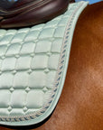 Satin Classic Jump Saddle Pad - Mint Sorbet