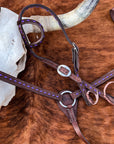BuckStitch Betty Tack Set Purple/Chocolate
