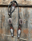 Cowhide Clear Browband/One Ear Tack Set 