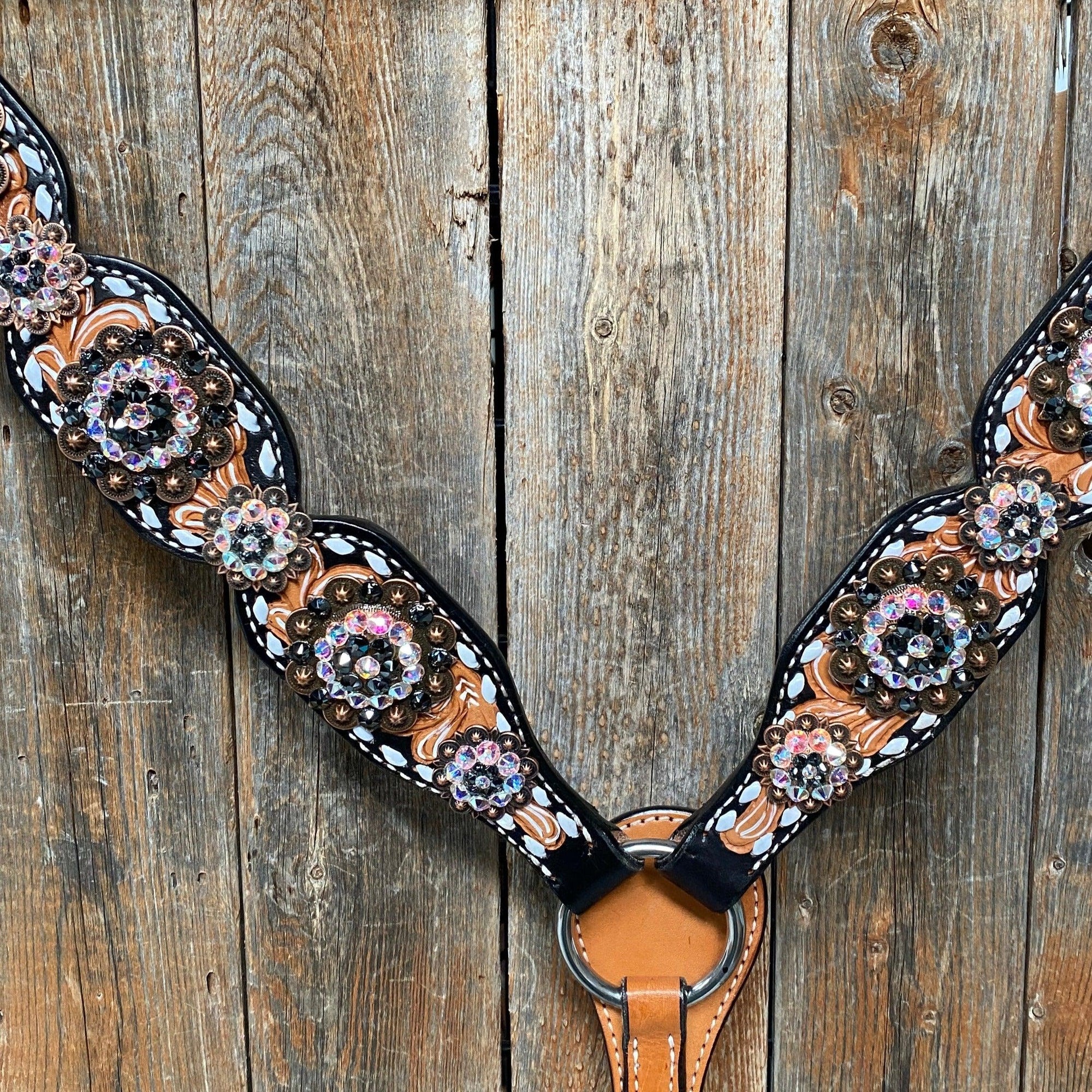 Browband/One Ear &amp; Breastcollar Set 