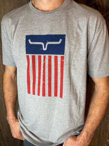 Mens ‘Merica Kimes Tee- Grey