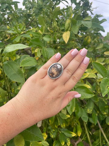 Palomino Wild Horse Sterling Silver Ring - Adjustable & Signed