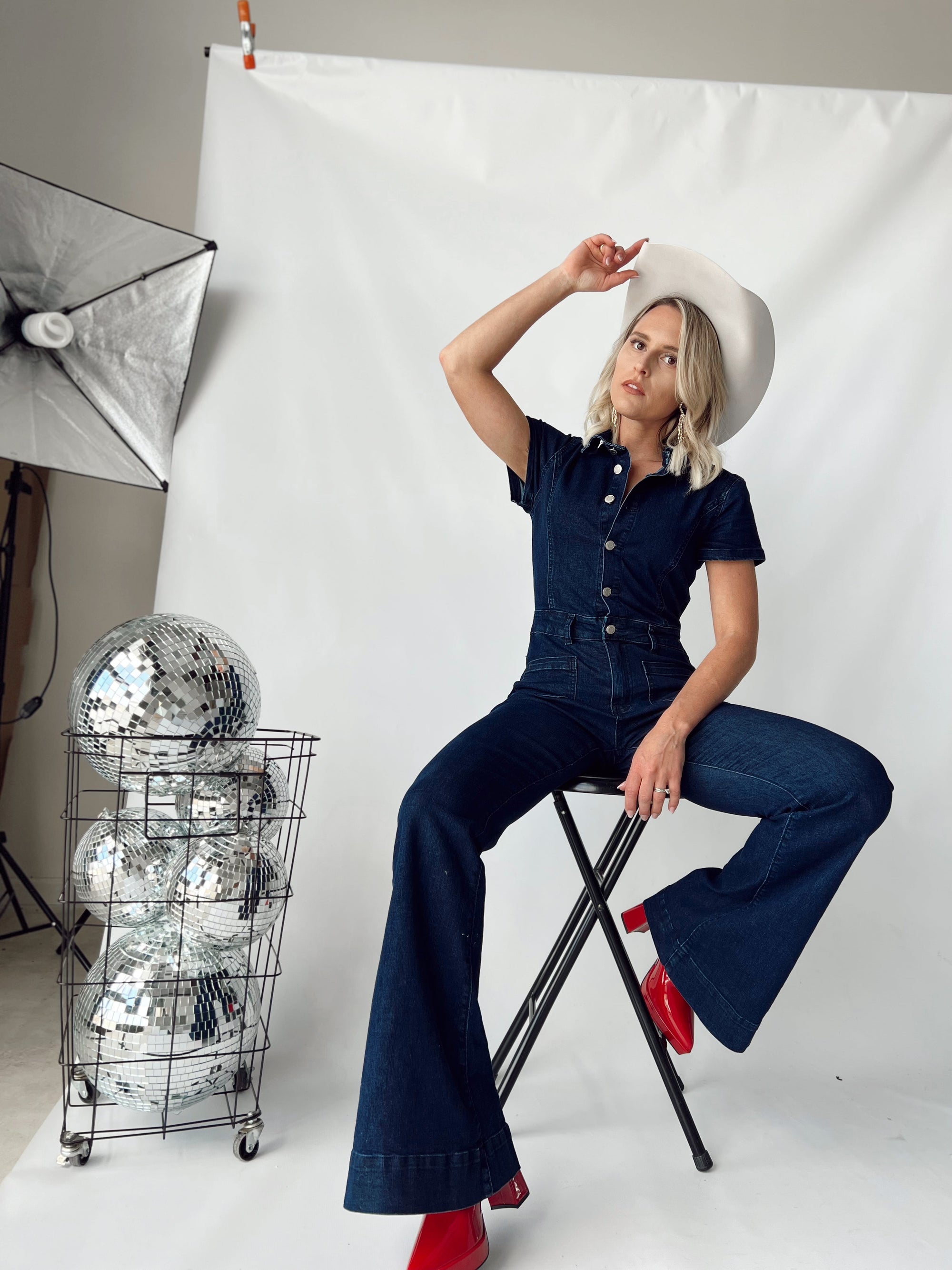 The Waylon Denim Jumpsuit