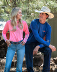 K1 Long Sleeve Men's Blue Tech Tee