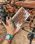 The Gold Foil Lancaster Wallet a Haute Southern Hyde by Beth Marie Exclusive