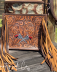 The Showdown Tooled Leather Purse