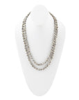 Knotted Dalmatian Jasper Necklace