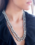 Knotted Dalmatian Jasper Necklace
