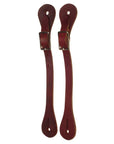 AJ Tack Men's Antique Brown Cutting Horse Spur Set